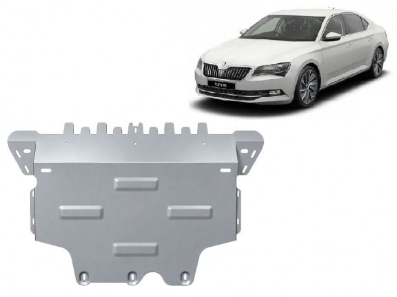 Hliníkový kryt pod motorSkoda Superb III 