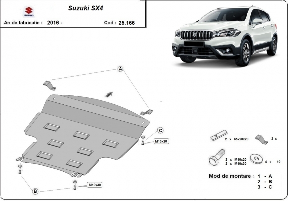 Kryt pod motor Suzuki SX4