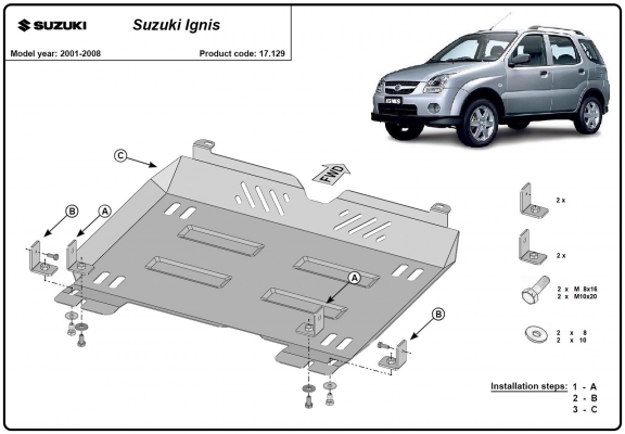 Kryt pod motor Suzuki Ignis