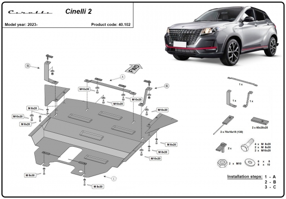 Kryt pod motor Cirelli 2