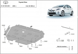 Kryt pod motor hliník Toyota Prius