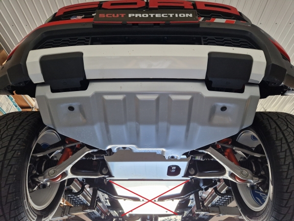 Kryt pod motor hliník Ford Ranger