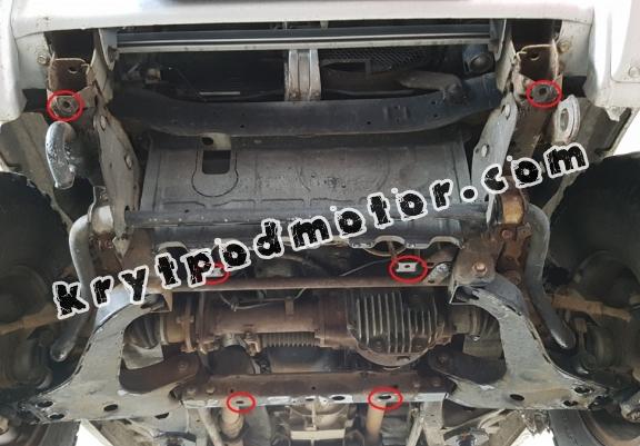 Kryt pod motor Mitsubishi Pajero 3 (V60, V70)