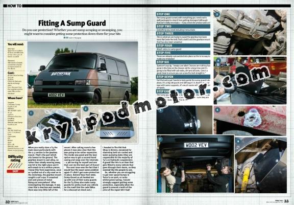 Kryt pod motor VW Transporter T4 Caravelle