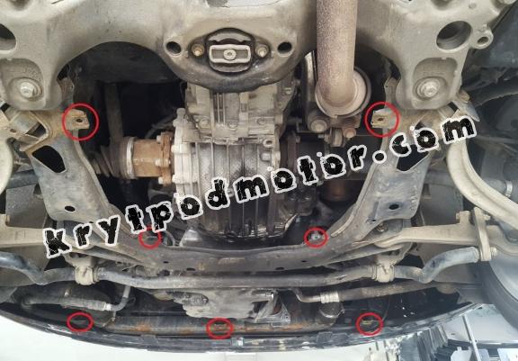 Kryt pod motor Skoda Superb - 2.5 Tdi, V6