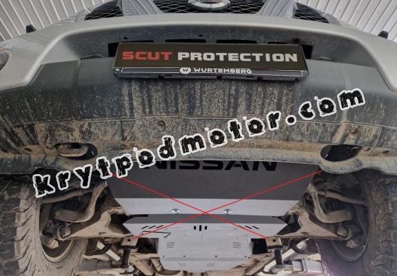 Hliník kryt pod převodovka Nissan Navara