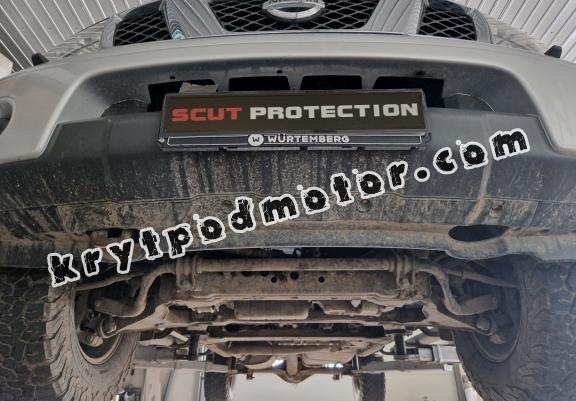 Hliník kryt pod převodovka Nissan Navara
