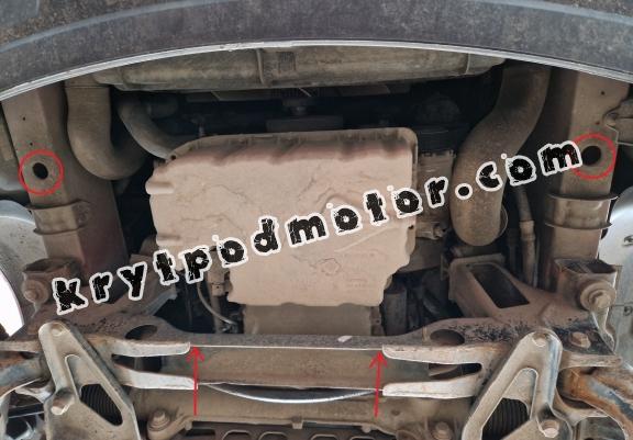 Kryt pod motor hliník Volkswagen Crafter