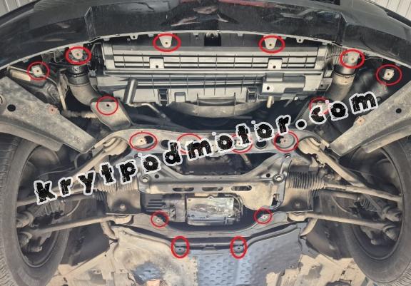 Kryt pod motor  Mercedes GLK X204