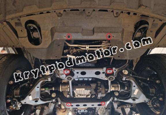 Hliníkový kryt pod motor Evo Cross 4