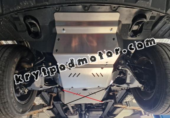 Hliníkový kryt pod motor Evo Cross 4