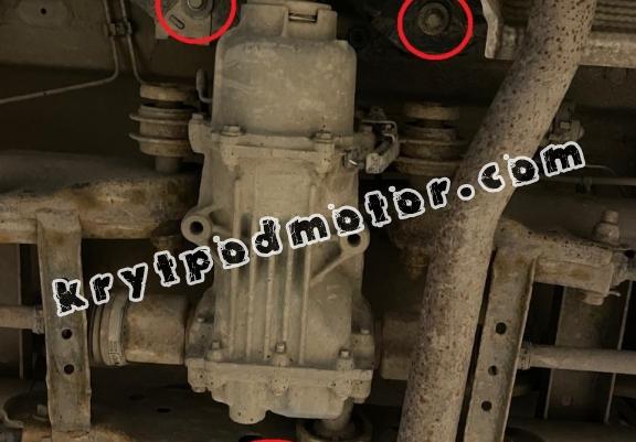 Hliníkový kryt pod diferenciál Dacia Duster 4x4