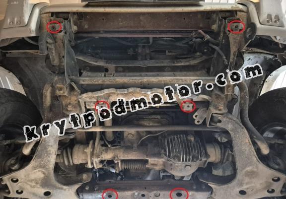 Kryt pod motor Mitsubishi Pajero 3 (V60, V70)