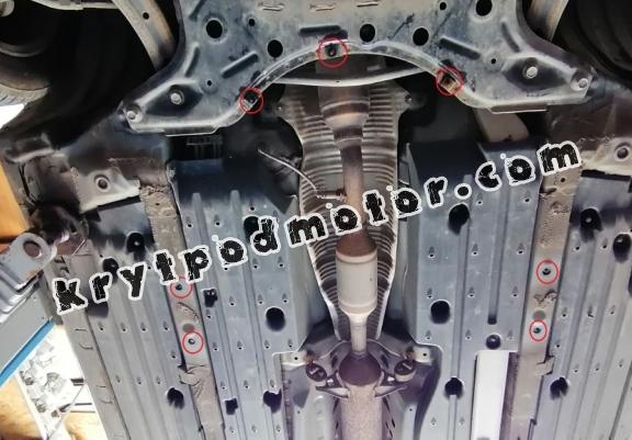 Kryt pod katalyzator/cat lock Toyota Corolla