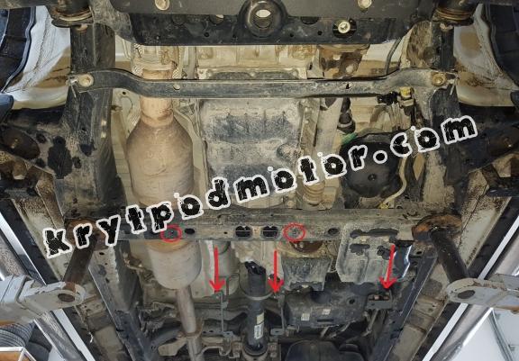 Hliník kryt pod převodovka Toyota Hilux Invincible