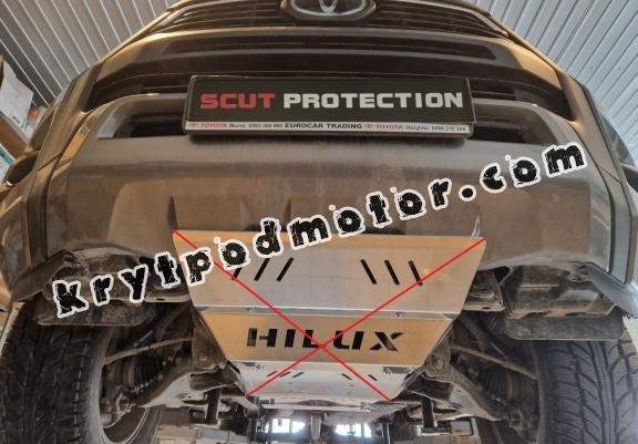 Kryt pod hliník  diferenciál Toyota Hilux Invincible - Aluminium
