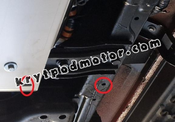 Kryt pod palivový filtr Ford Ranger Raptor - Hliník 