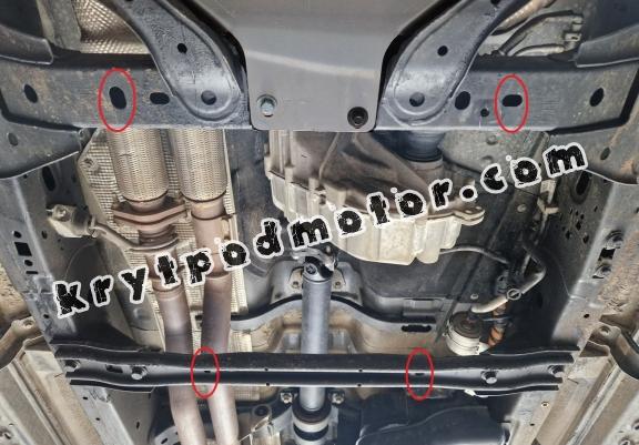 Kryt pod  případ převodu Ford Ranger Raptor -Hliník