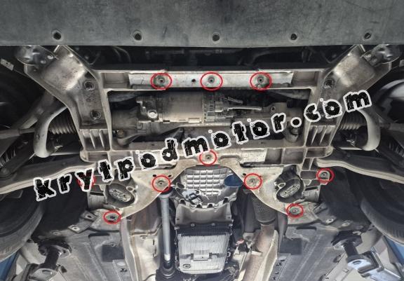 Hliníkový kryt pod motor Alfa Romeo Stelvio