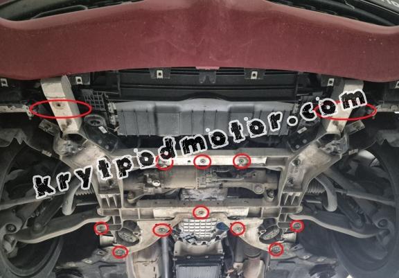 Hliníkový kryt pod motor Alfa Romeo Stelvio