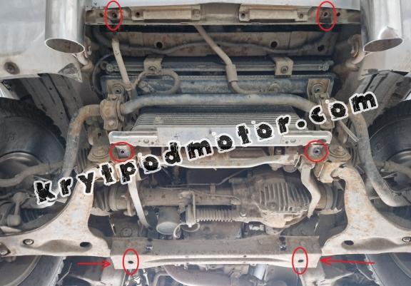 Kryt pod motor Mitsubishi Pajero 3 (V60, V70) Vers 2.0