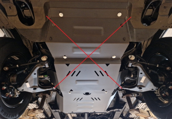 Stalowa Osłona pod silnik Evo Cross 4