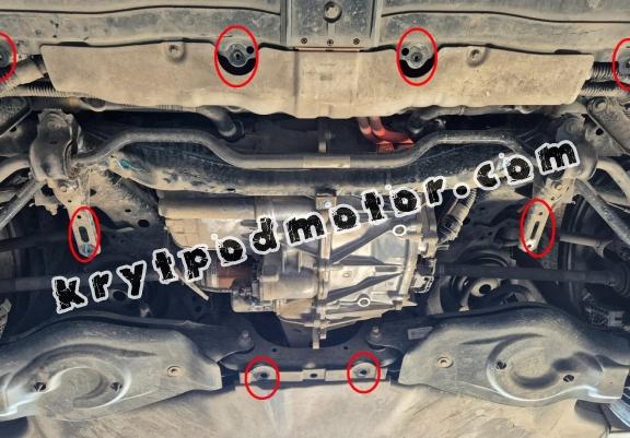 Zadní hliníkový kryt elektromotoru – Tesla Model 3 AWD