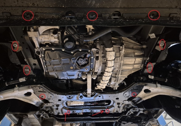 Hliníkový kryt pod motor Renault Master