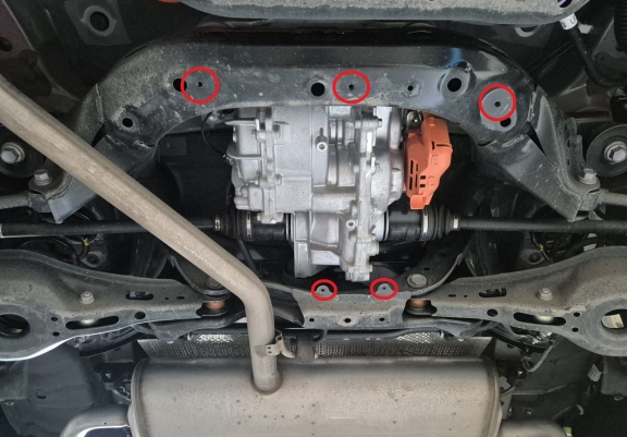 Hliníkový kryt pod diferenciál Toyota Rav4