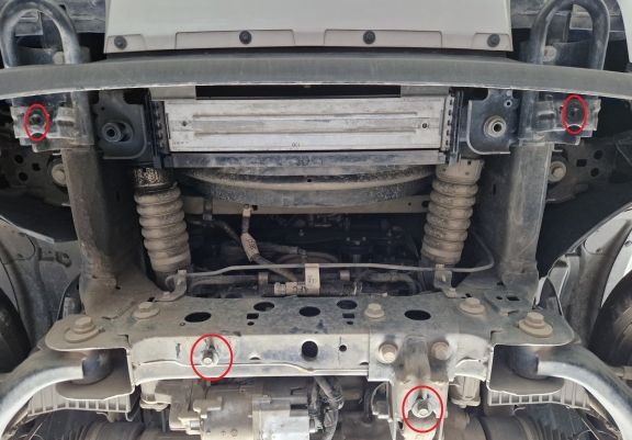 Hliníkový kryt pod chladič Volkswagen Amarok