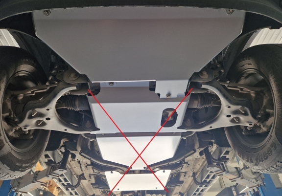 Hliníkový kryt pod chladič Volkswagen Amarok