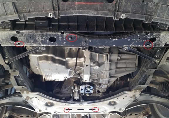Hliníkový kryt pod motor Nissan Qashqai J11