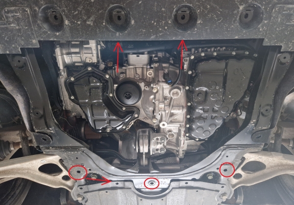 Hliníkový kryt pod motor Renault Austral