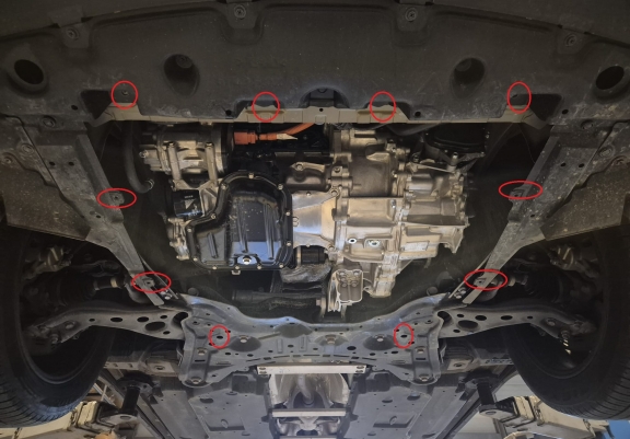 Kryt pod motor Toyota C-HR
