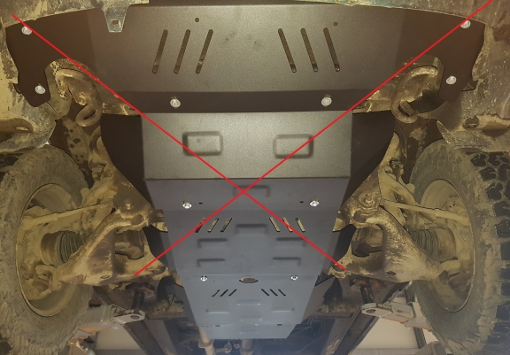 Kryt pod diferenciál Toyota Hilux