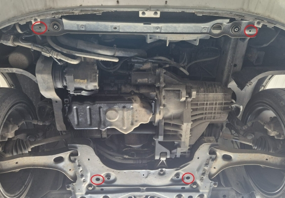 Kryt pod motor Ford Transit Connect