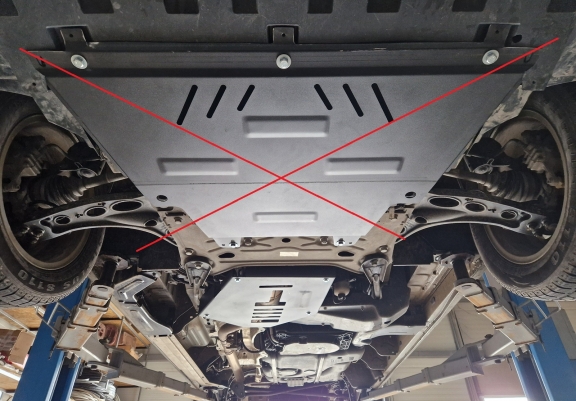 Kryt pod katalyzator/cat lock Renault Trafic