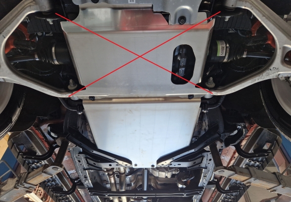 Hliník kryt pod převodovka Volkswagen Amarok