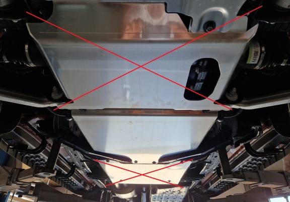 Hliník kryt pod převodovka Volkswagen Amarok