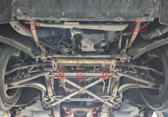 Kryt pod motor Audi A4 B8 All Road, diesel