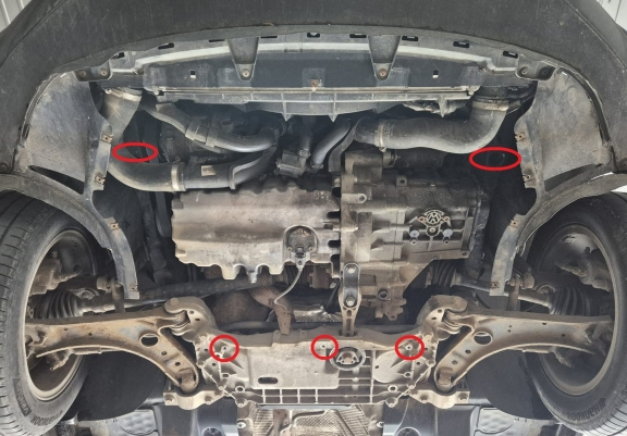 Kryt pod motor VW Jetta