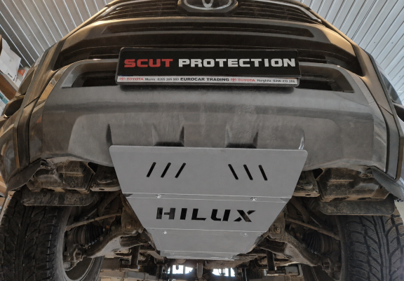 Kryt pod chladič hliník Toyota Hilux Revo