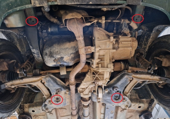 Kryt pod motor Fiat Panda 4x4 - propagační balíček