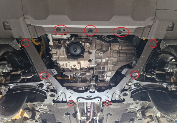 Hliníkový kryt pod motor Dacia Duster- 4x2