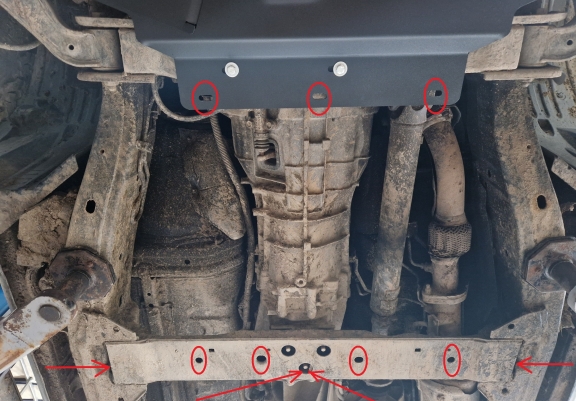 Hliník kryt pod převodovka Nissan Pathfinder