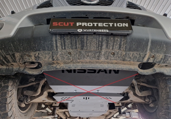 Hliník kryt pod převodovka Nissan Pathfinder