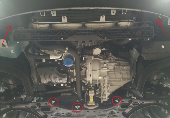 Hliníkový kryt pod motor Hyundai i30