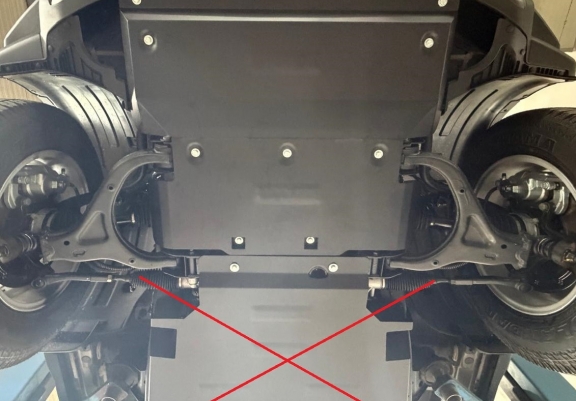 Kryt pod motor KGM Musso 