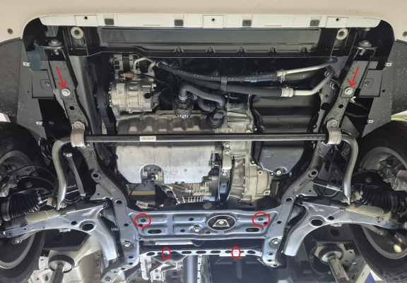 Hliníkový kryt pod motor Vw Crafter