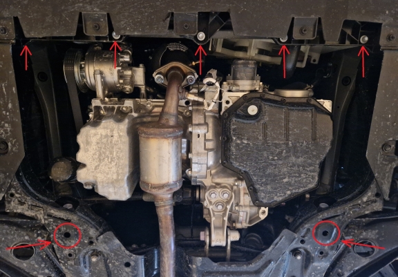 Hliníkový kryt pod motor Toyota Aygo X